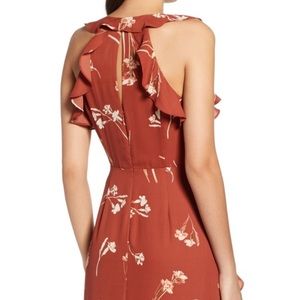 Astr ruffle maxi dress